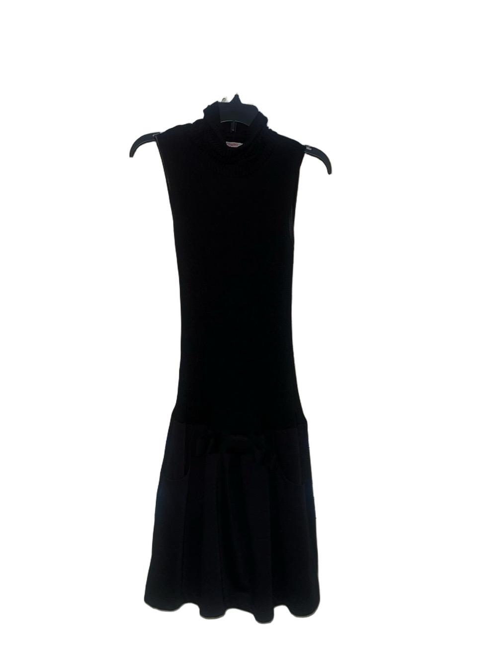 candies Classic Black Sleeveless Knit Dress